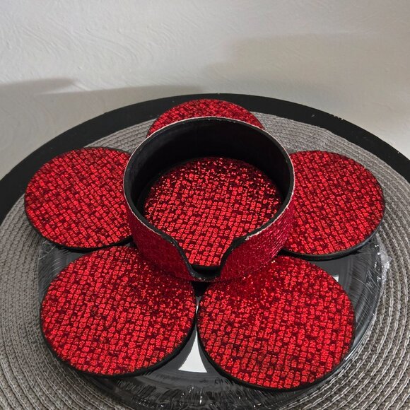 2 Sets Holiday Coasters - Picture 3 of 4